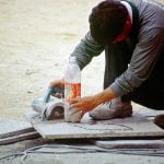 How to cut porcelain tile without a wet saw