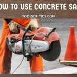 how to use a concrete saw
